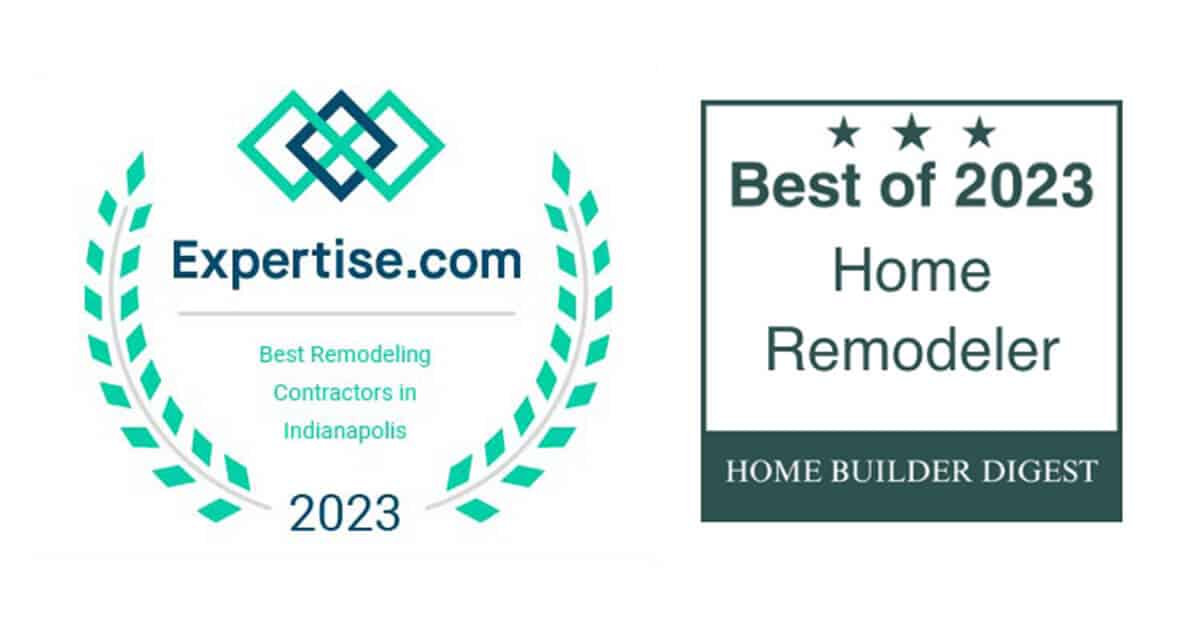 Best Home remodeler in Indianapolis awards from Expertise.com and Home Builder